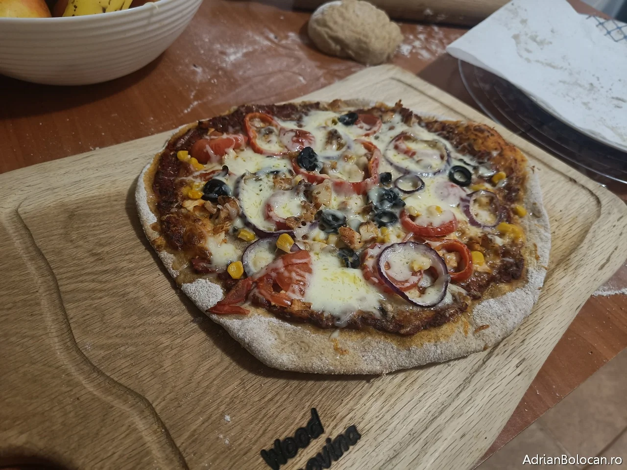 pizza sănătoasă de casă