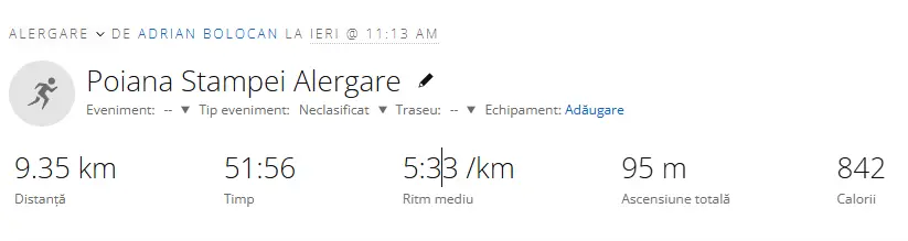 date alergare bucovina cross country